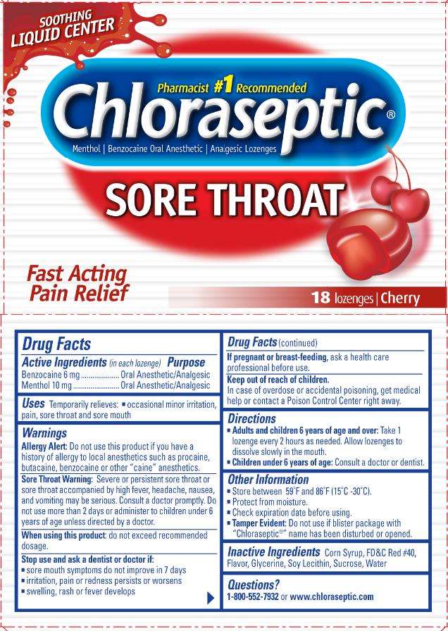 Chloraseptic Sore Throat Liquid Center