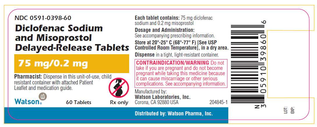 Diclofenac Sodium and Misoprostol