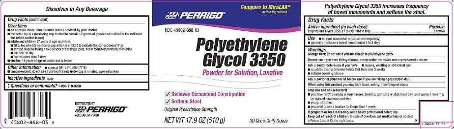 Polyethylene Glycol 3350