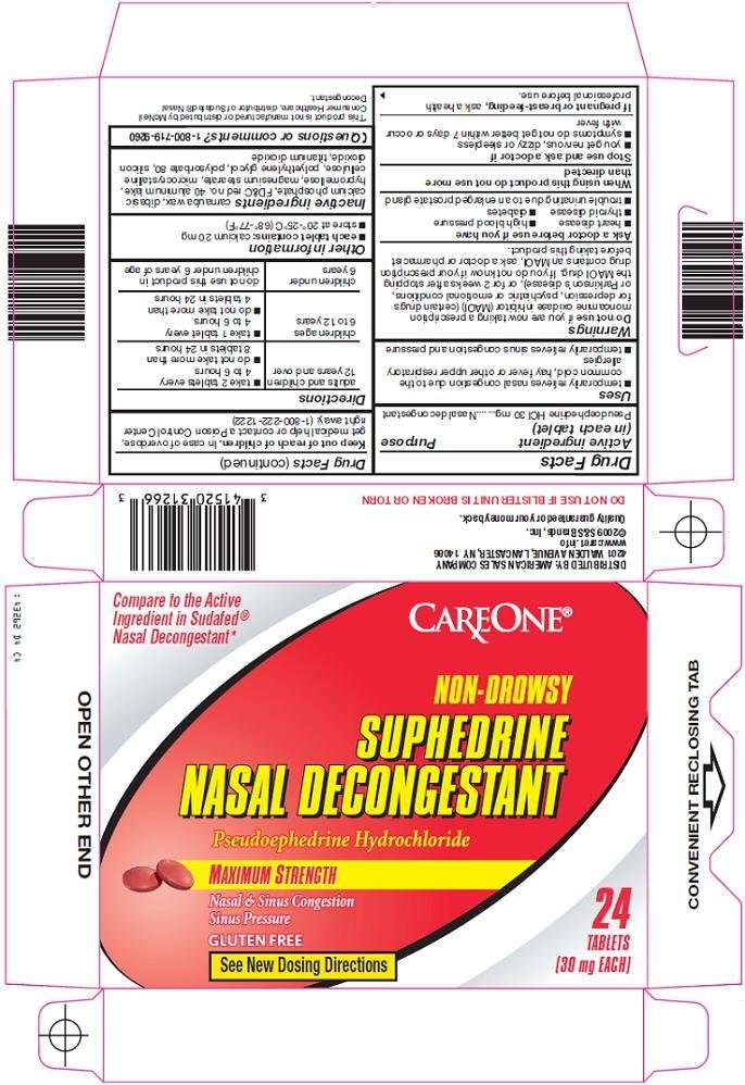 Care One Suphedrine Nasal Decongestant
