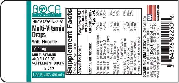 Multi-Vitamin Fluoride Drops