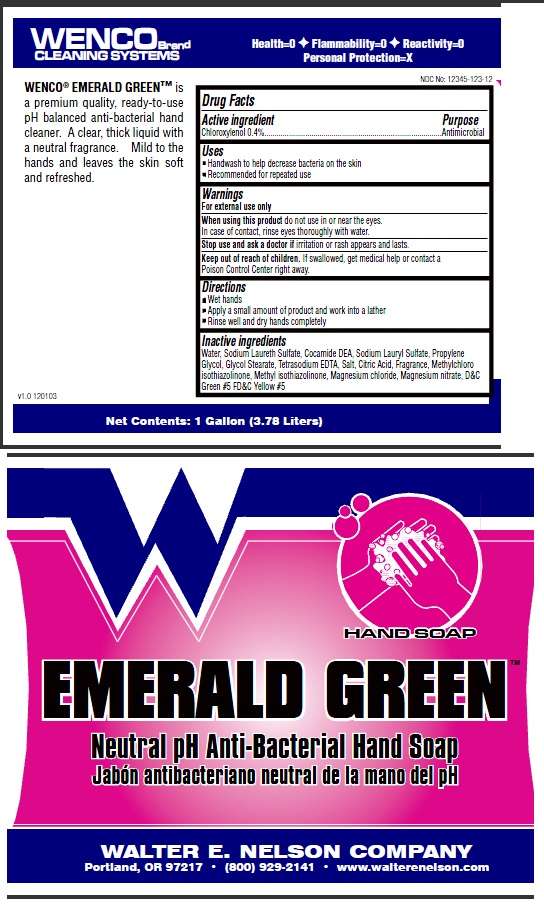 Emerald Green Neutral pH Anti-Bacterial Hand