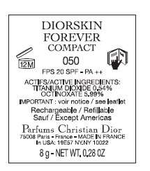CD DiorSkin Forever Compact Flawless Perfection Fusion Wear Makeup SPF 25 - 050