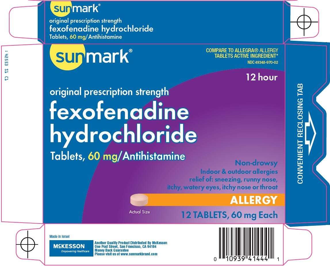 Sunmark fexofenadine hydrochloride