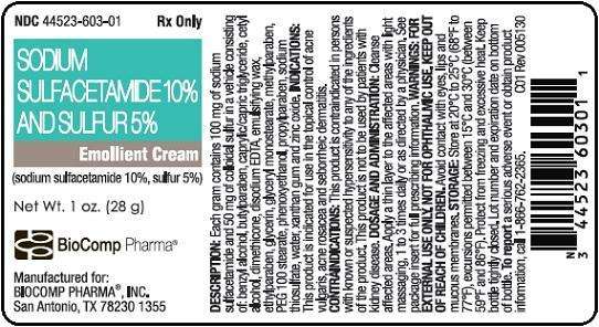 SODIUM SULFACETAMIDE AND SULFUR