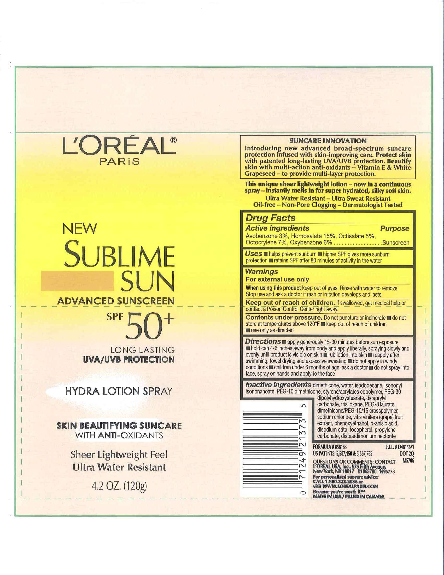 LOreal Paris Sublime Sun