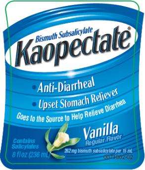 Kaopectate Regular Strength Vanilla Flavor Anti Diarrheal