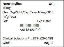 Nortriptyline Hydrochloride