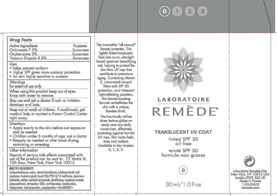 LABORATOIRE REMEDE TRANSLUCENT UV COAT TINT 0