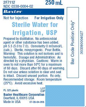 STERILE WATER