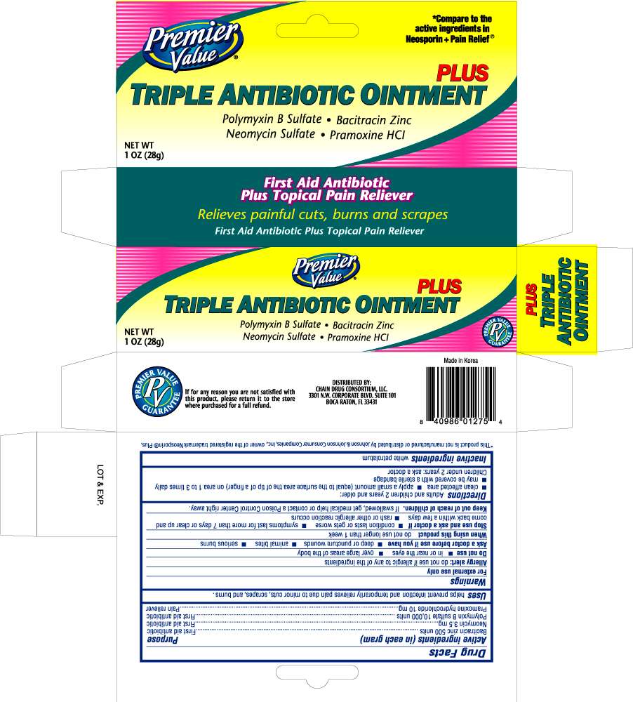 PREMIER VALUE TRIPLE ANTIBIOTIC PLUS