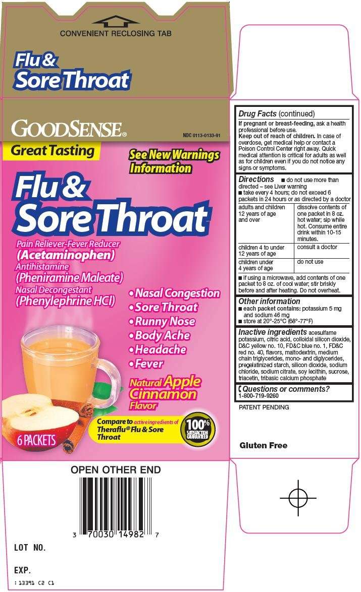 good sense flu and sore throat