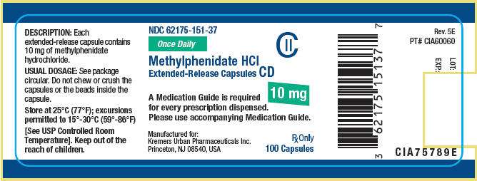 methylphenidate hydrochloride CD