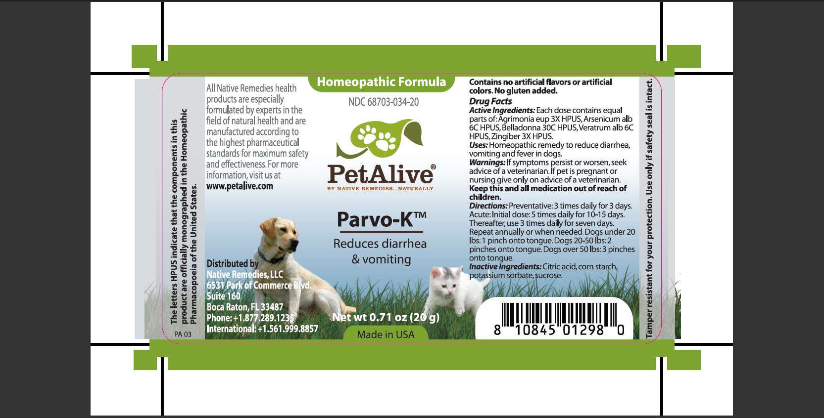 PetAlive Parvo-K