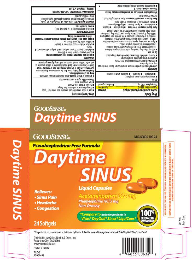 Daytime sinus