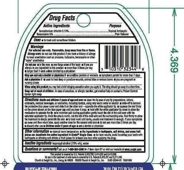 Orajel for Cold Sores