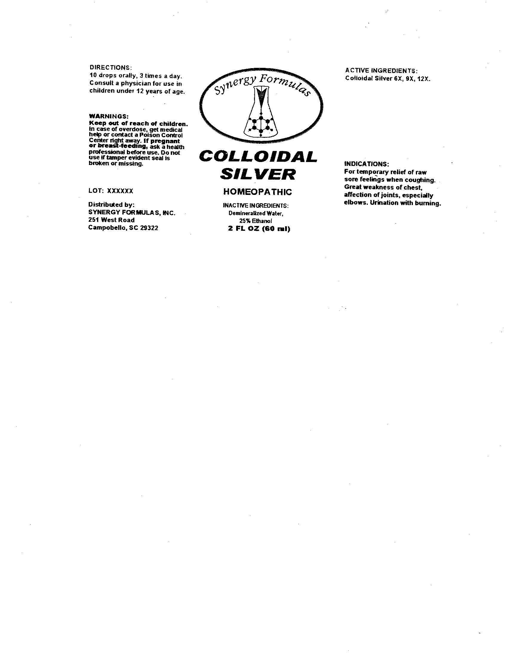 Colloidal Silver