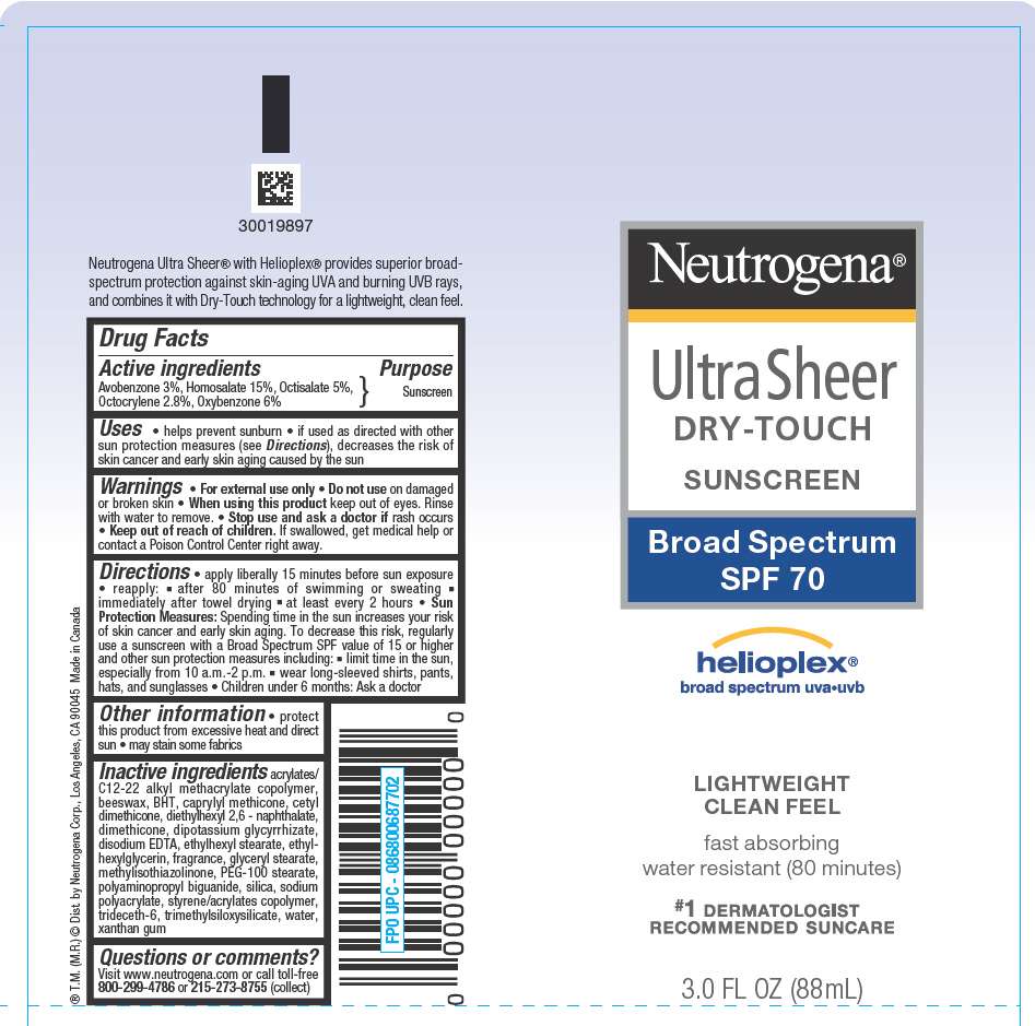 Neutrogena Ultra Sheer Dry Touch