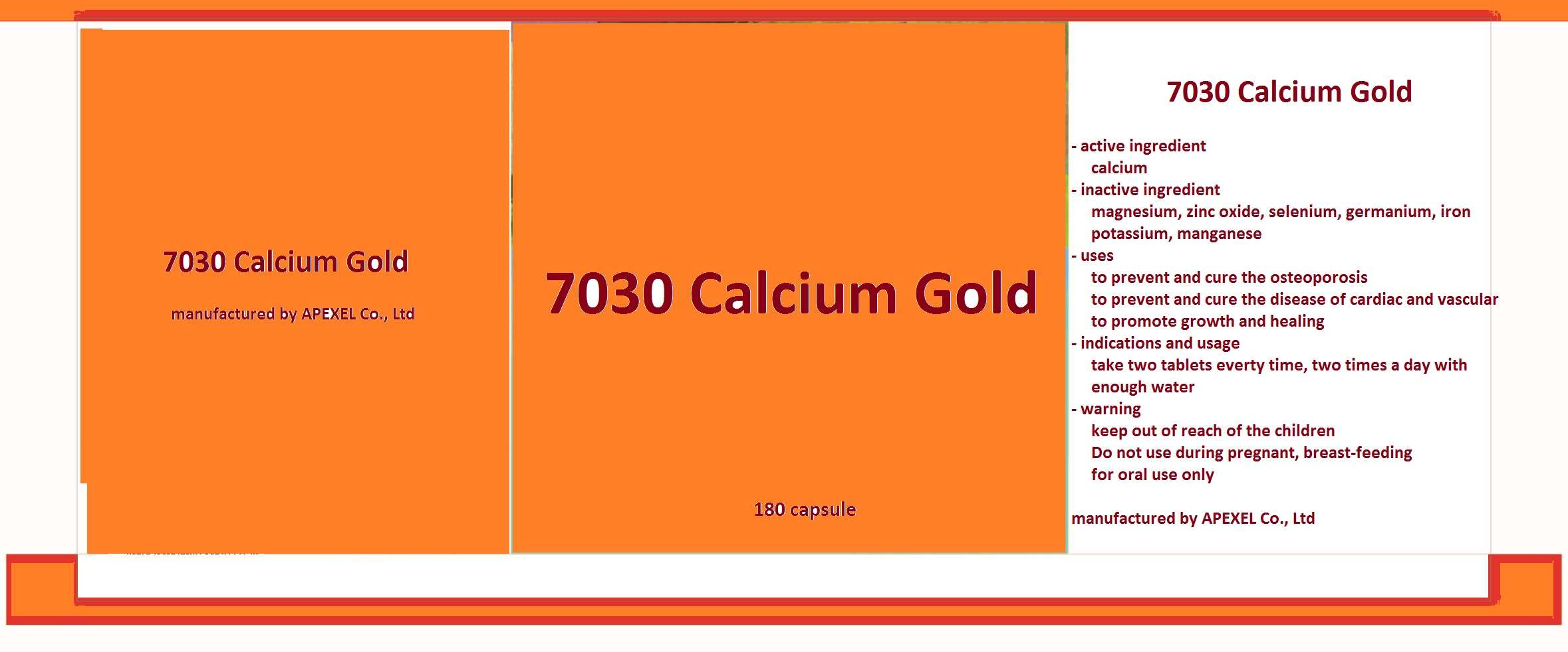 7030 Calcium Gold