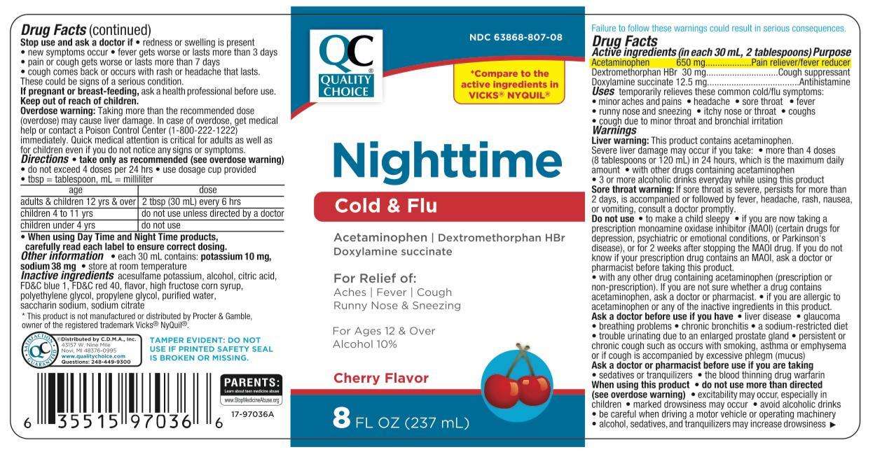 Night Time Cough Cherry
