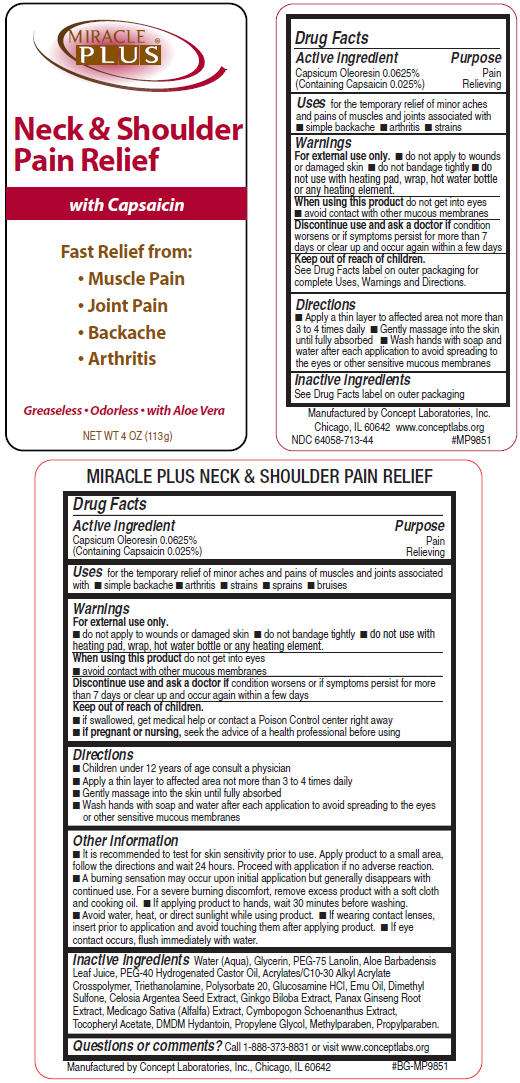 Miracle Plus Neck and Shoulder Pain Relief