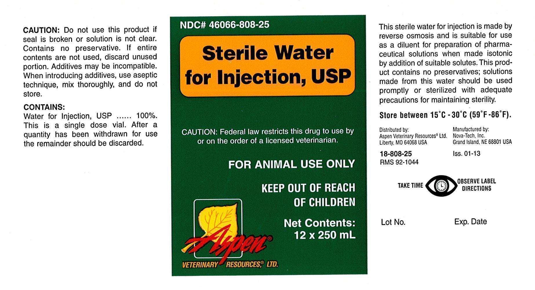 Sterile Water