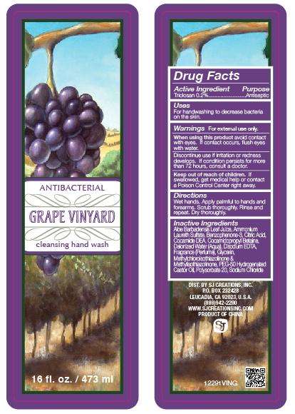 Grape Vineyard Antibacterial Hand Wash