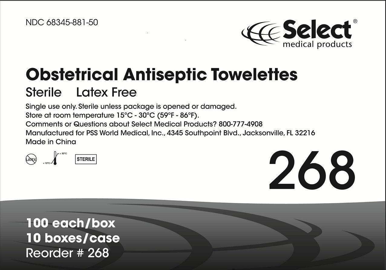 Obstetrical Antiseptic Towelette