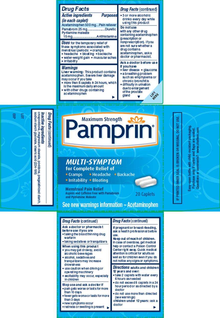 Pamprin Multisymptom Menstrual Pain Relief