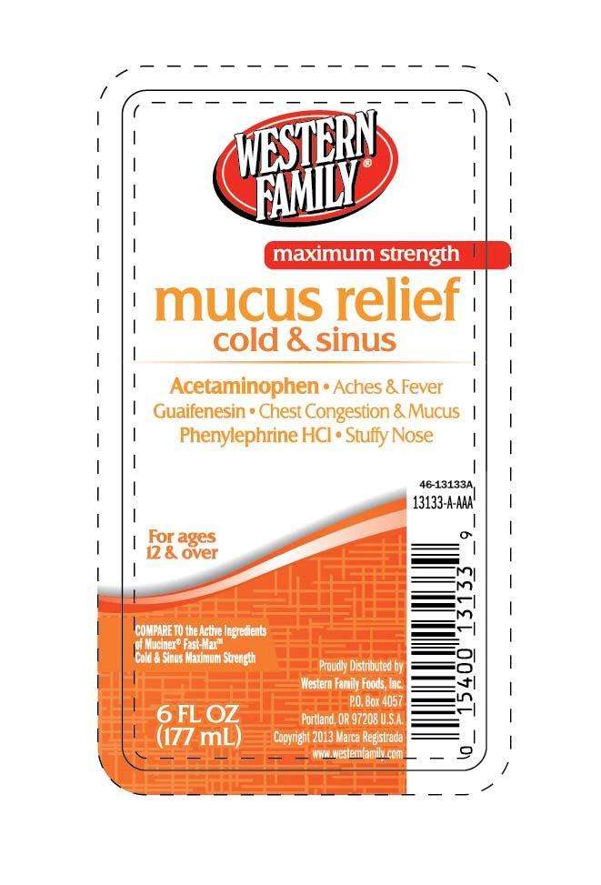 Mucus Relief Cold and Sinus