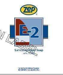 Zep E-2 Hand Sanitizing Cleaner