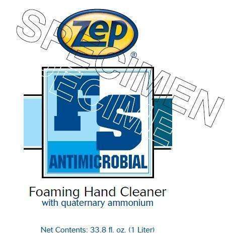 Zep FS Antimicrobial Foaming Hand Cleaner