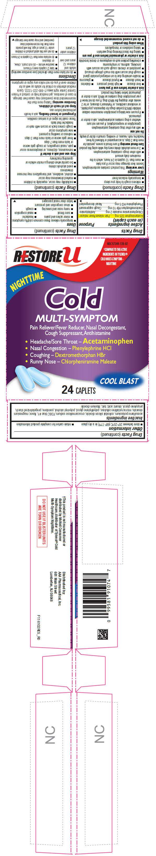 Acetaminophen, Chlorpheniramine Maleate, Dextromethorphan Hydrobromide, Phenylephrine Hydrochloride