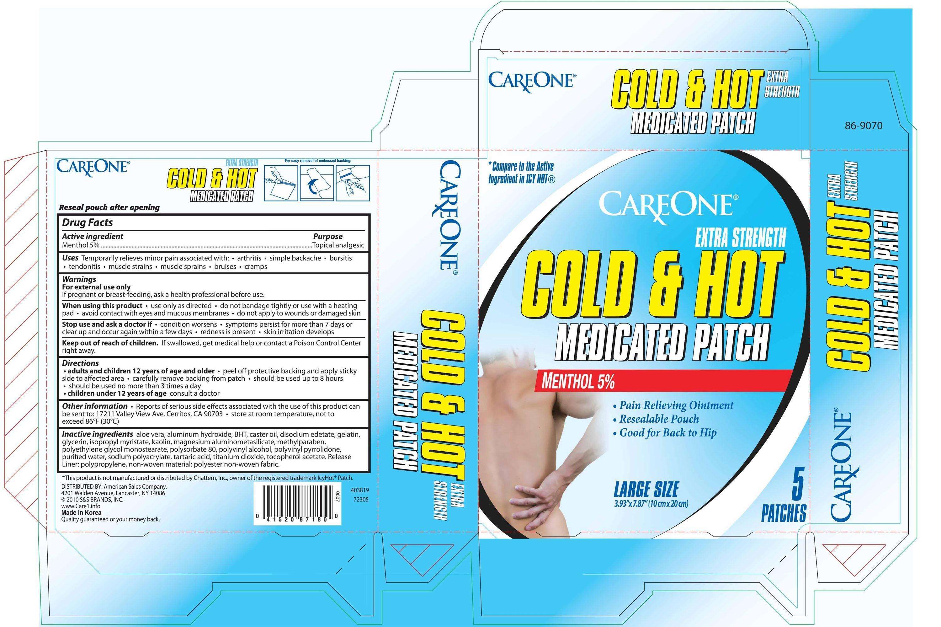 Careone Extra Strength Cold and Hot