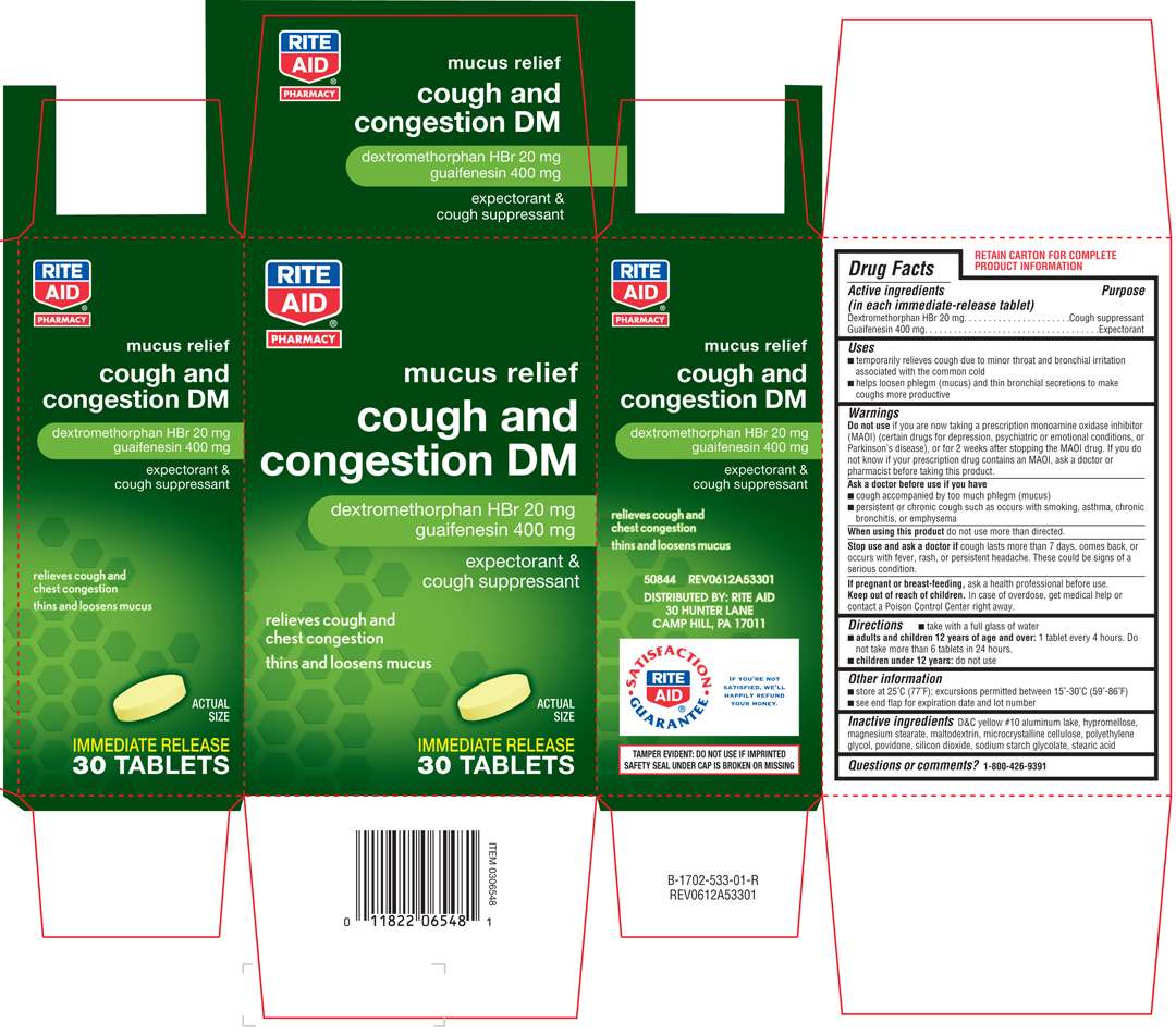 Mucus Relief Cough and Congestion DM
