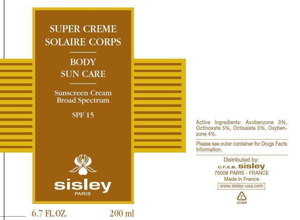 SUPER CREME SOLAIRE CORPS Body sun care