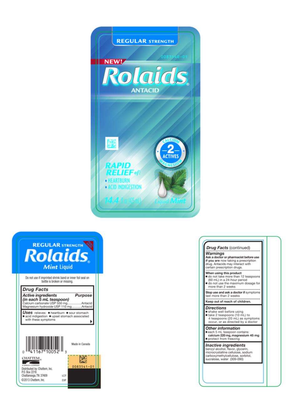 Rolaids Regular Strength- Mint