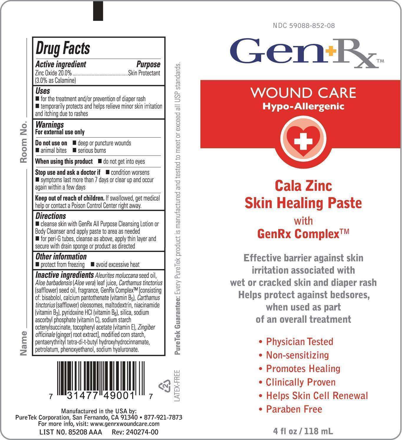 GenRx Cala Zinc Skin Healing