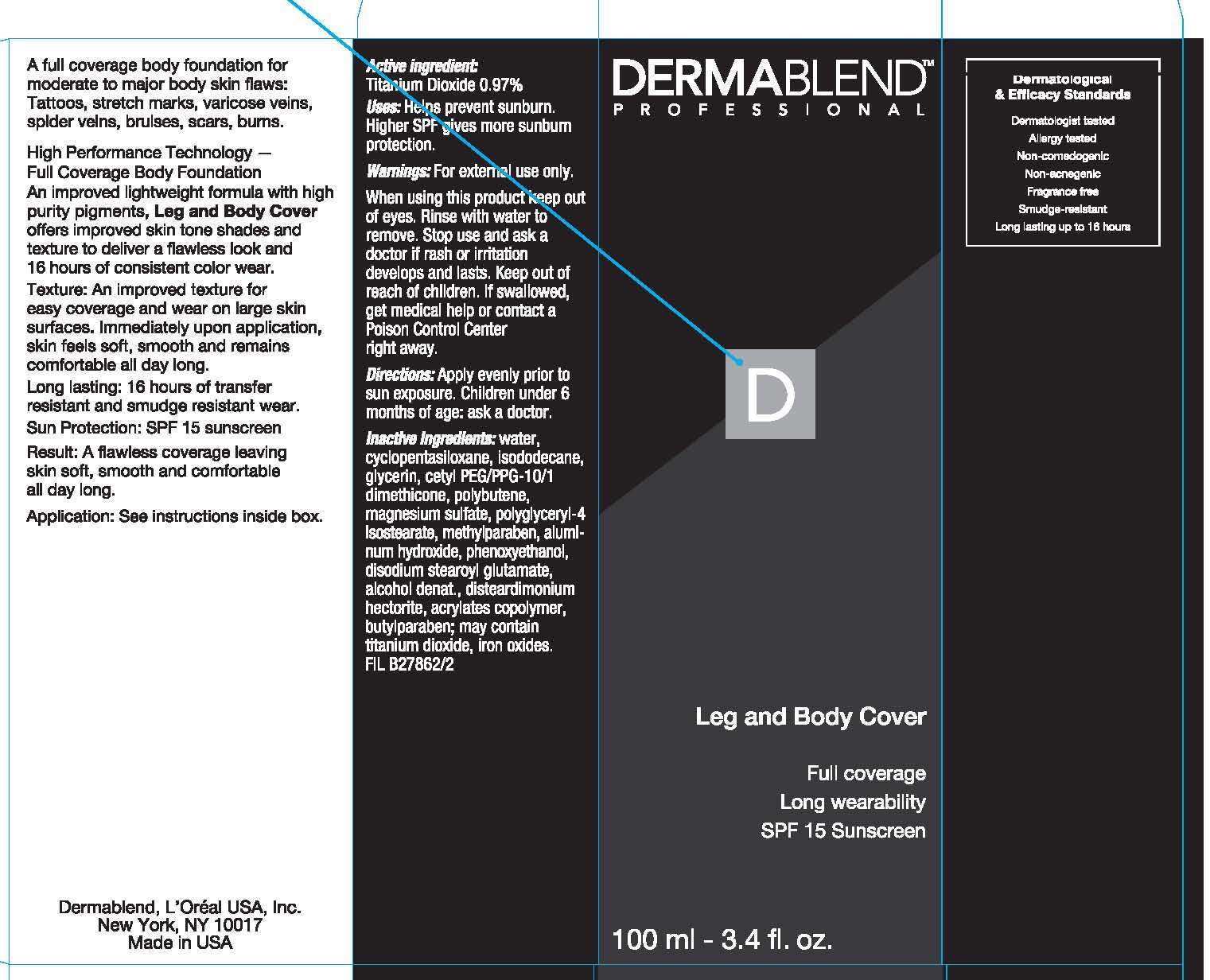 Dermablend Professional Leg and Body Cover