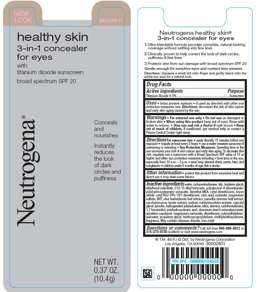 Neutrogena Healthy Skin 3 in 1 Concealer for Eyes
