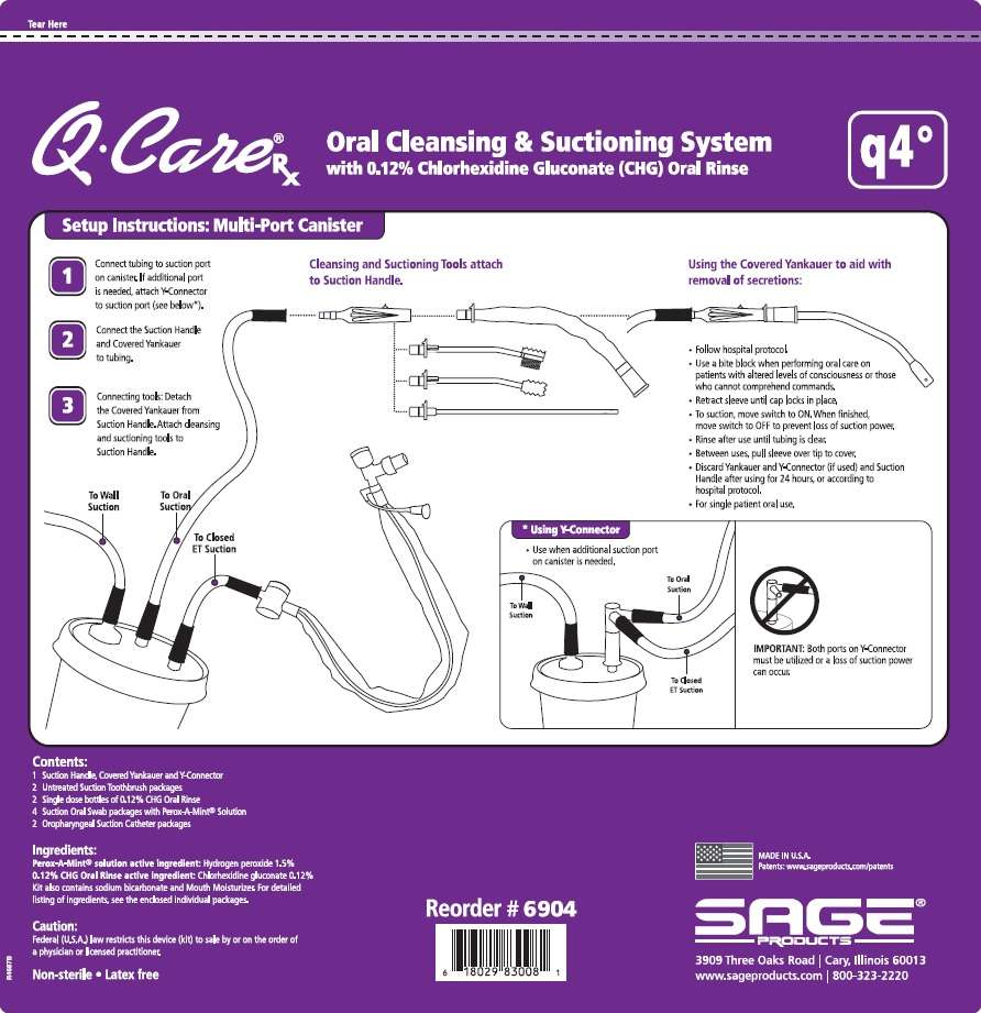 QCare Rx Oral Cleansing and Suctioning System, Q4