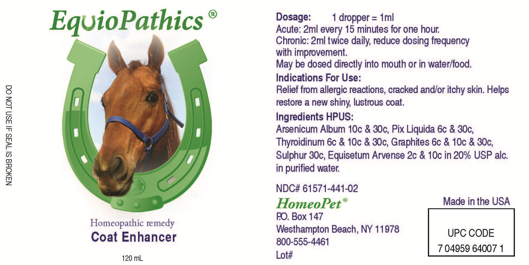 EquioPathics Coat Enhancer