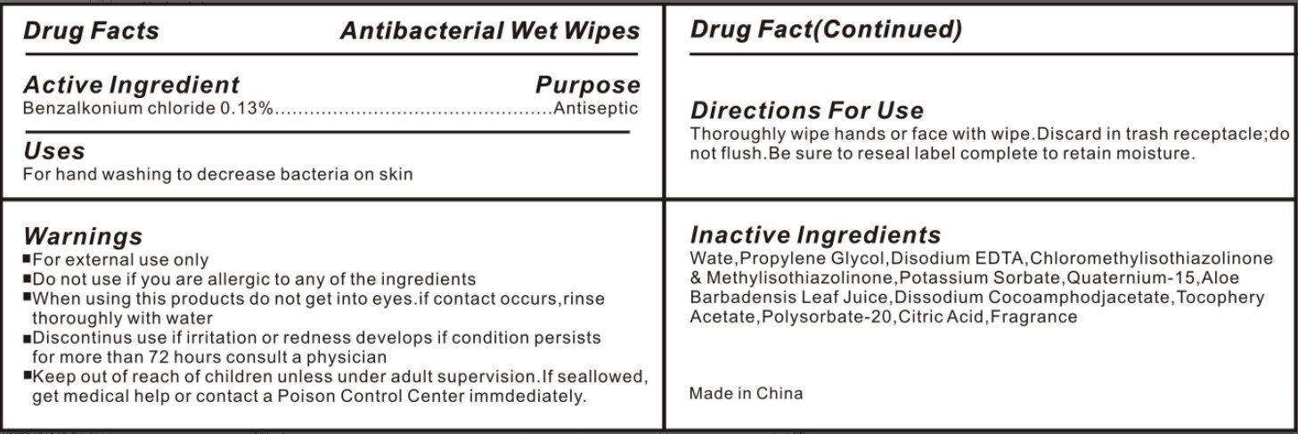 Antibacterial Wet Wipes