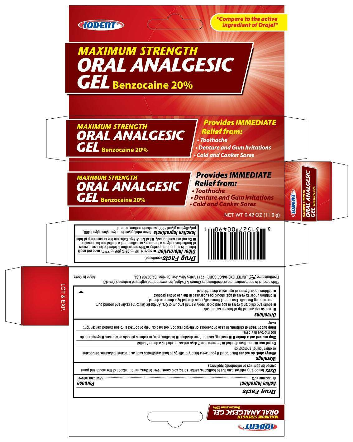 Iodent Maximum Strength Oral Analgesic