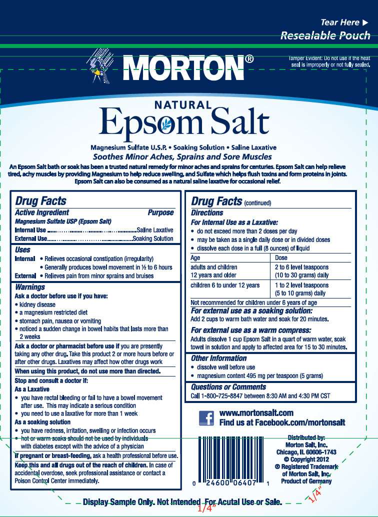 MORTON Natural Epsom Salt