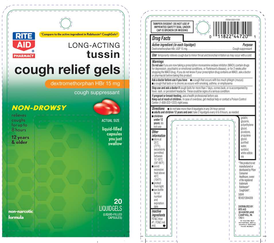 Long Acting Tussin Cough Gels