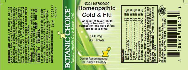 Homeopathic Cold and Flu Formula