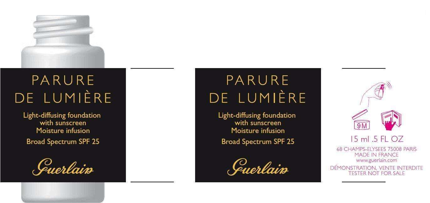 PARURE DE LUMIERE LIGHT-DIFFUSING FOUNDATION WITH SUNSCREEN MOISTURE INFUSION BROAD SPECTRUM SPF 25 04 BEIGE MOYEN