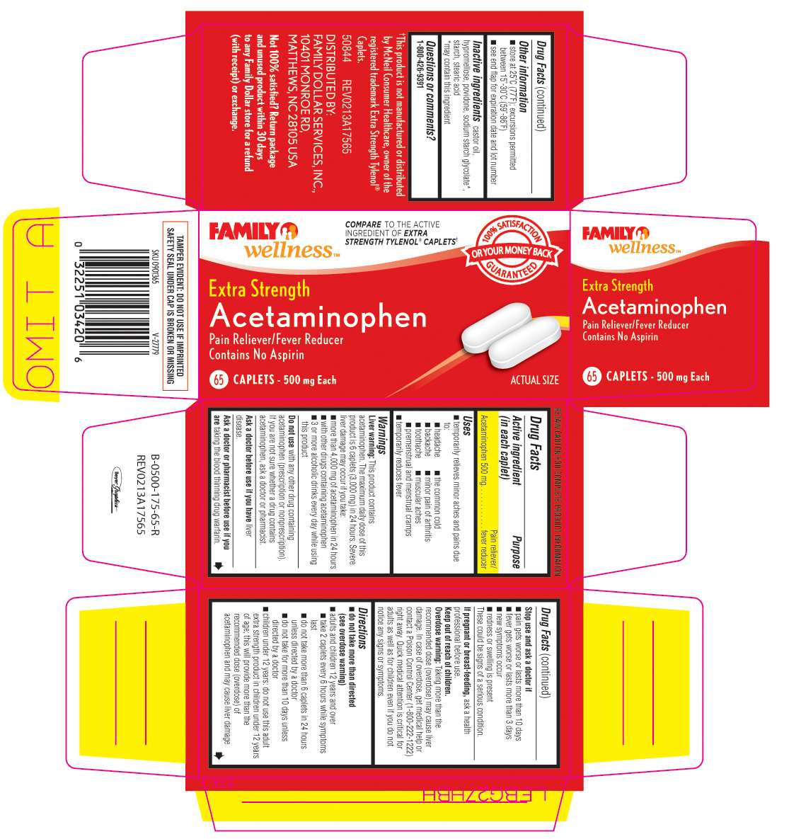 Extra Strength Acetaminophen