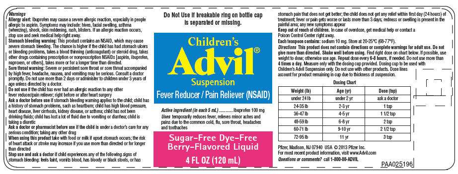 CHILDRENS ADVIL